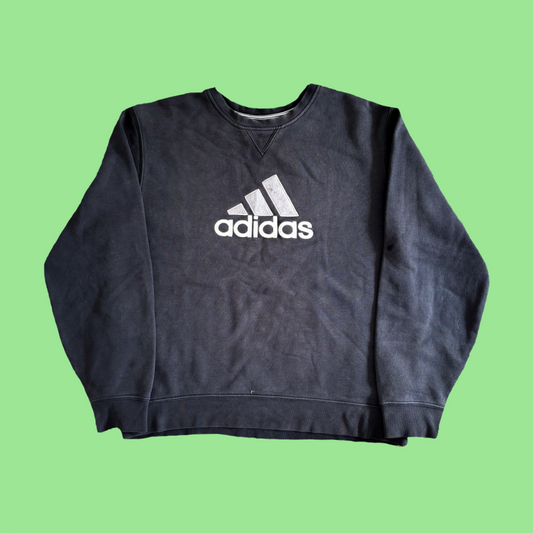 Y2K Adidas Logo Crewneck (M/L)