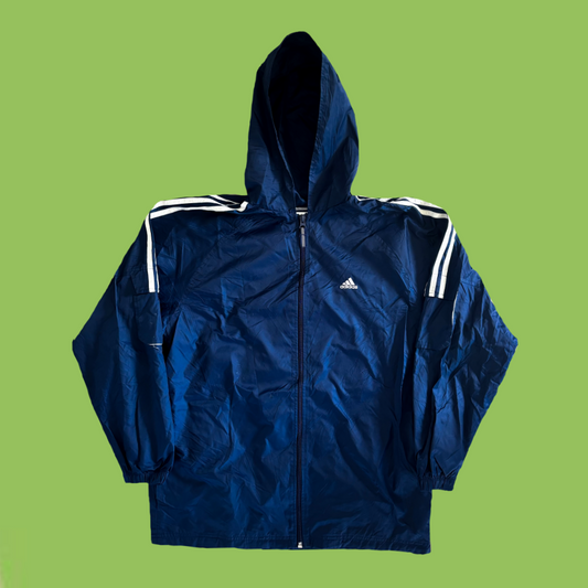 Adidas Y2K Navy Windbreaker (M)