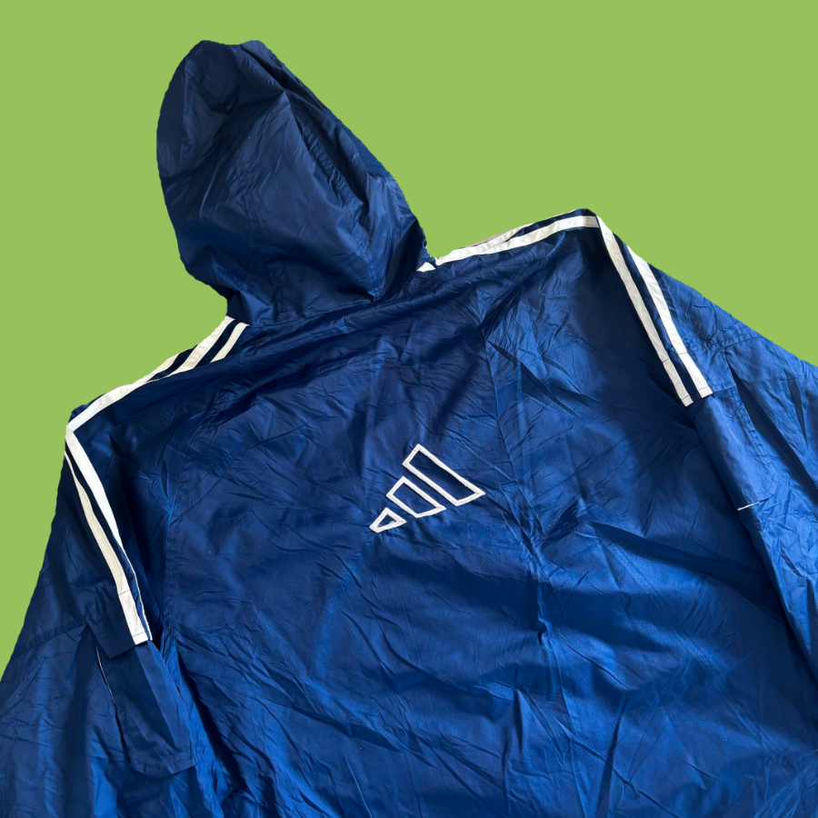 Adidas Y2K Navy Windbreaker (M)