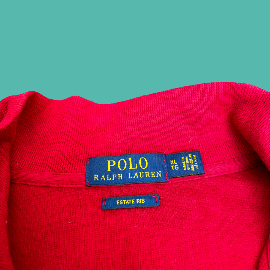 Ralph Lauren Red 1/4 ZIp (XL)