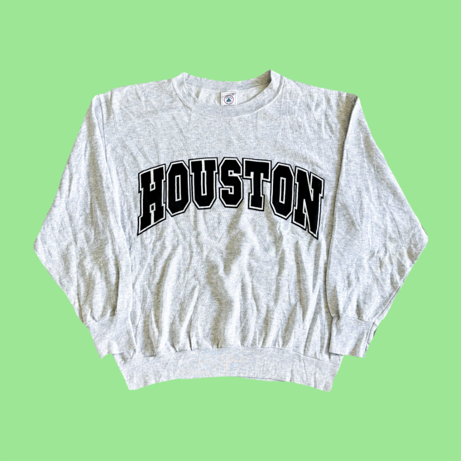 90s Houston Spellout Crewneck (M)