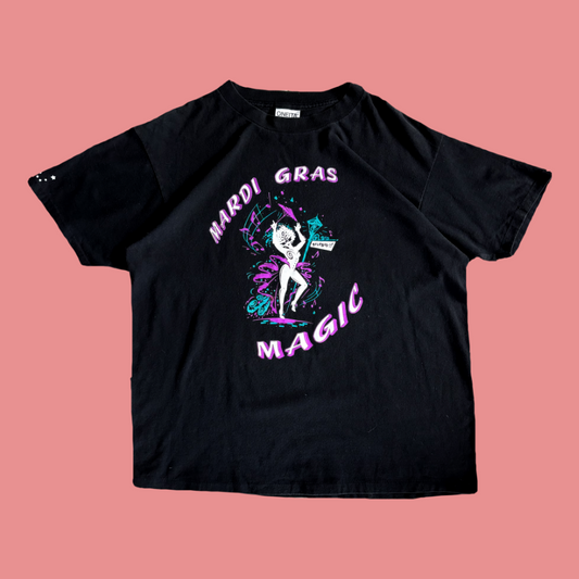 90s Mardi Gras T-Shirt (L)