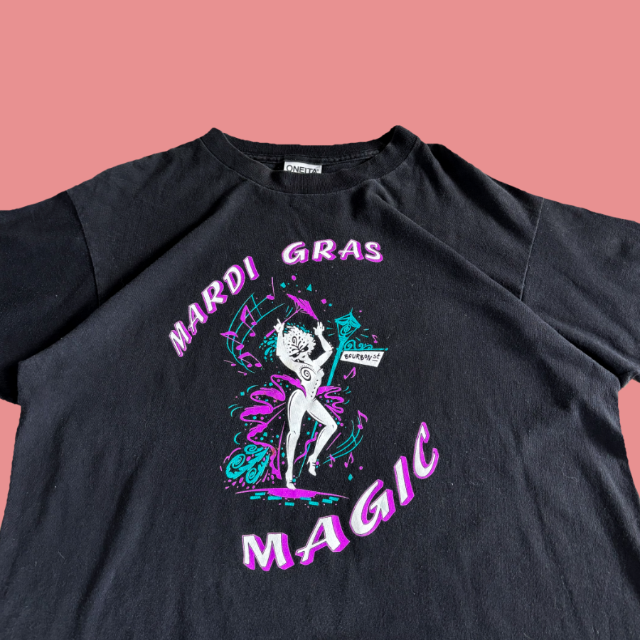 90s Mardi Gras T-Shirt (L)