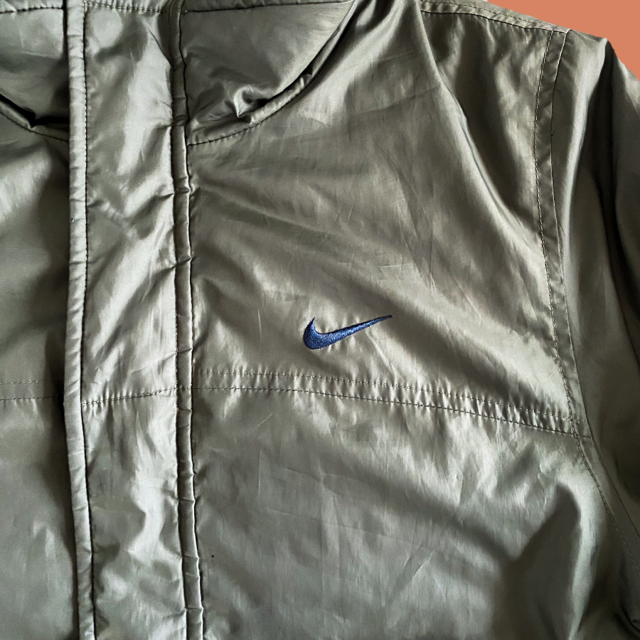 Nike Green Womans Windbreaker Jacket (L)