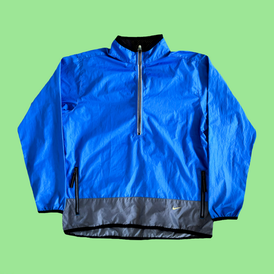 90s Nike Blue Running Jacket (L)