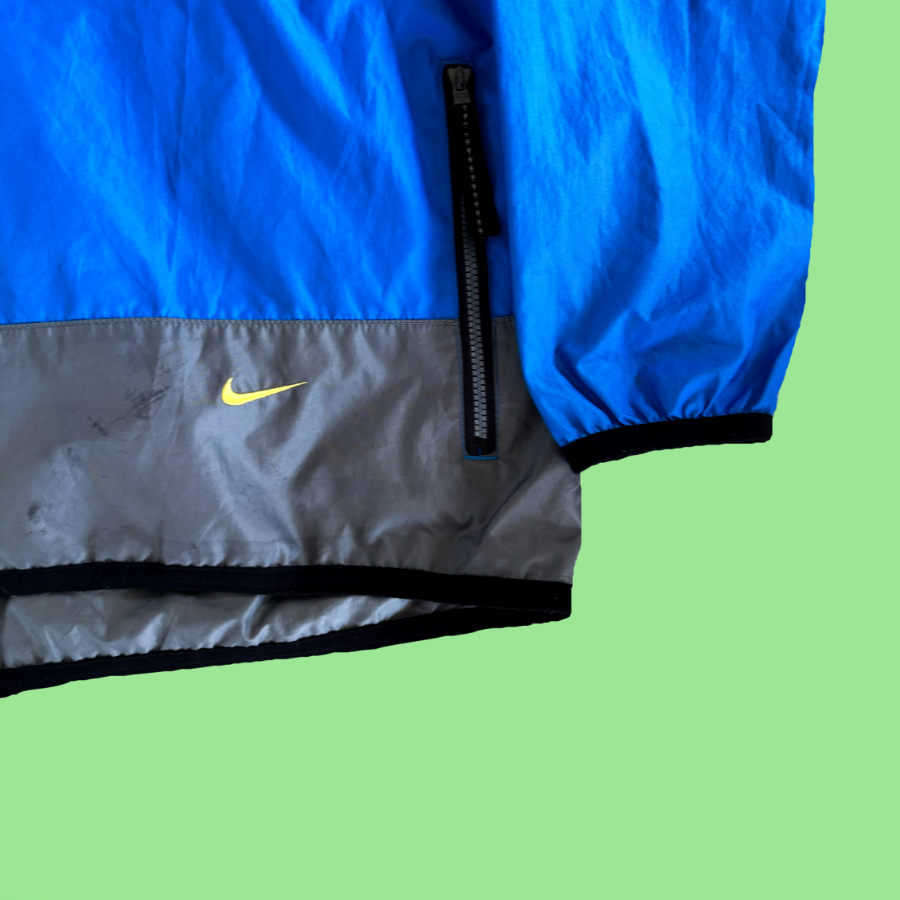 90s Nike Blue Running Jacket (L)