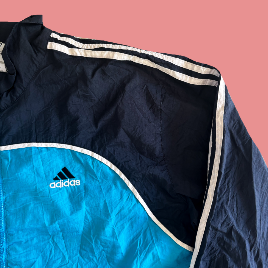 Adidas 90s Aqua Windbreaker Jacket (L)